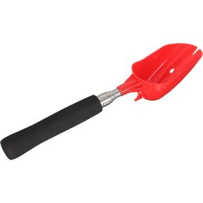 BESPORTBLE Fishing Bait Throwing Spoons Telescopic Rod Fishing Bait Casting Scoops Fishing Tackle Accessory Carp Fishing Lure Holder Bait Thrower Feeder Fishing Tool Red