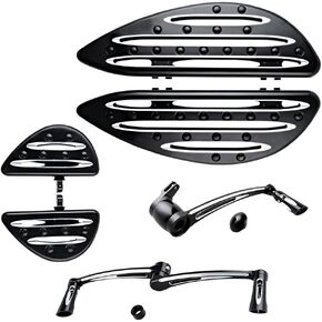 Astra Depot Brake Arm Peg Pedal + Front Rear Shift Levers Shifter Pegs Compatible with 2014-2019 Harley Touring FLH FLT