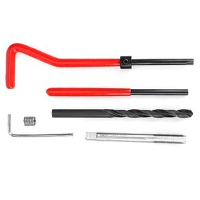 M6x0.75 Thread Repair Kit Stainless Steel Rethreading Tap Set for Female Thread Repairing Insert