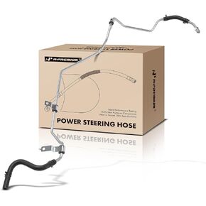 A-Premium Power Steering Hose Return Hose Line Assembly Compatible with Hyundai Accent 2006 2007 2008 2009, 1.6L, Gear To Cooler, Replace# 575201E001