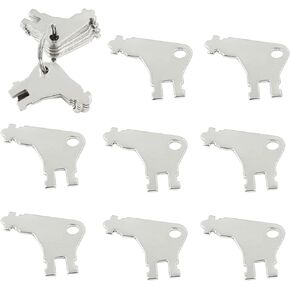 HARSKIYER 20 Pcs Universal Toilet Paper Towel Dispenser Key, Universal 50504 Key for Commercial Restrooms and Facilities Universal Replacement Keys