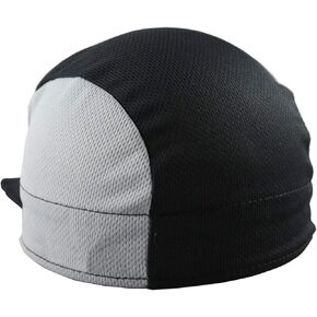 Headsweats Shorty Cycling Cap, Black/Grey, One Size