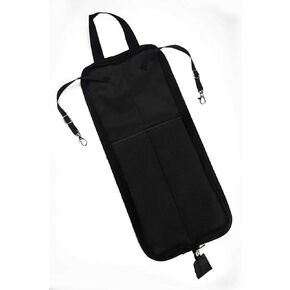 Zetiling Drum Stick Bag, drumstick Bag, Drum Accessories, Oxford Cloth Fabric Drumstick Case Breathable Portable Handbag with Handle(Black)