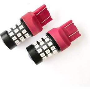 NorthAmerica Remote 7440 7443 LED مصابيح الفرامل القوية، W21W T20 إسفين 7440LL 7443LL 7443-SRCK، 7443-CK 7440ST W21W 12V أضواء إيقاف 2835 SMD بديلة للسيارات والشاحنات، أحمر نقي in Kuwait