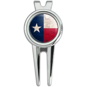 GRAPHICS & MORE Rustic Texas State Flag Distressed USA Golf Divot Repair Tool and Ball Marker