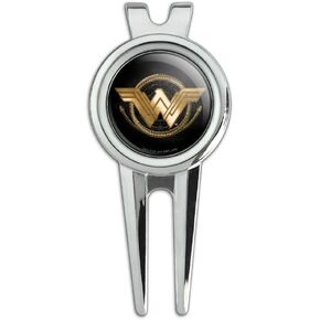 GRAPHICS & MORE Wonder Woman Movie Golden Lasso Logo Golf Divot Repair Tool and Ball Marker