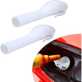 UGSHY قطعة واحدة من أنبوب قمع خزان الوقود، ملحقات خزان الوقود المتينة، مجموعة استبدال السيارات، متوافقة مع Ford 8U5A-17B068-EB 1782177 1833948 2050651 (أبيض) in Kuwait