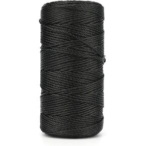 KINGLAKE Orange Mason Line String Line, Nylon Twine String, 18 Braided Durable Nylon Twine for Garden, Masonry, 300 Feet Fluorescent Orange Construction String Brick Line, DIY Crafts Decor String in Saudi Arabia