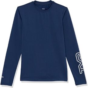 TYR Boys' Long Sleeve Sun Protection Performance T-Shirt UPF 50+
