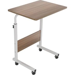 soges 23.6 inch Standing Laptop Rolling Desk, Height Adjustable, Vintage in Saudi Arabia