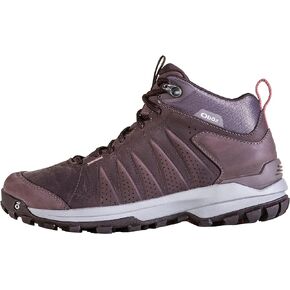 Oboz Sypes Mid Leather B-Dry Hiking Shoe - Women's Peppercorn 9 Wide