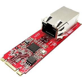 Ableconn M2NW108BM 2.5 GbE Base-T M.2 B-M Key Ethernet Module (Right Angle RJ-45) - Intel I225 Ethernet Controller - M.2 Ethernet Adapter - M.2 Network Adapter