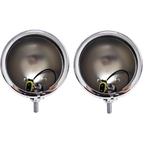 SKTYANTS 4.5 inch Housing Bracket Mount Ring bucket For Fog Passing Light Lamp Motorcycle Touring Electra(Chrome)