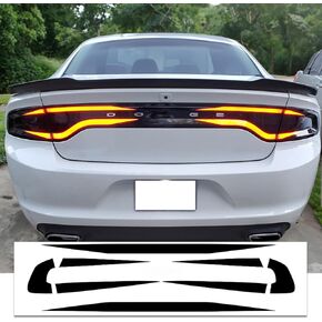Xinghe Tail Light Race Track Bat Vinyl Overlay Decal Cover Compatible with