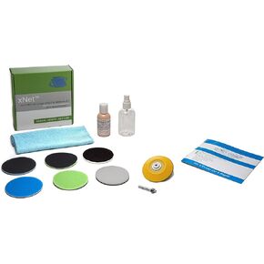 Glass Polish 23005 Automotive Glass Scratch Removal Kit for Windshield & All Car Glass - Ø 3 inch with Drill Attachment