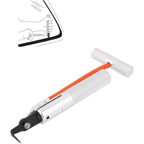 XMHF Car Windshield Glass Removal Tool with Tempered Steel Blade Silver Tone