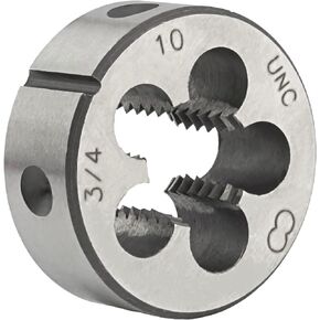 Aceteel 3/4"-10 UNC Round Die, Right Hand Machine Thread Die 3/4 x 10 UNC