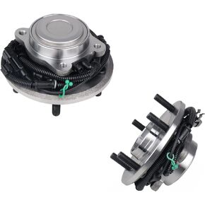 KUSATEC 512360 Rear Wheel Bearing Hub Assembly 2-Pack for 2008-2012 Chrysler Town & Country 2008-2012 for Dodge Grand Caravan 2009-2012 Volkswagen Routan, 5 Lug w/ABS