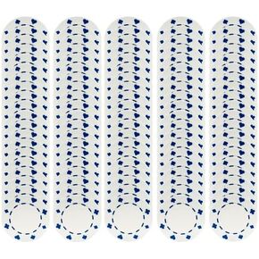 Trademark Games Poker Chips – 100-Piece Set of 11.5-Gram Blackjack Chips with Suited Design – Made of Composite Resin for Texas Holdem (White)