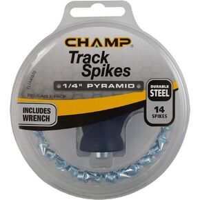 CHAMP 1/4" Steel Pyramid Spikes with Wrench