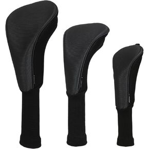 Craftsman Golf 3pcs/Set Meshy Neoprene Golf Club Headcover for Driver Fairway Hybrids Rescue