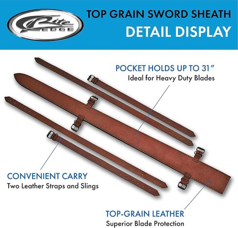 SZCO Supplies Top Grain Leather Sword Sheath in Saudi Arabia