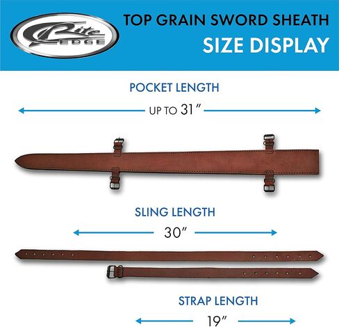 SZCO Supplies Top Grain Leather Sword Sheath in Saudi Arabia