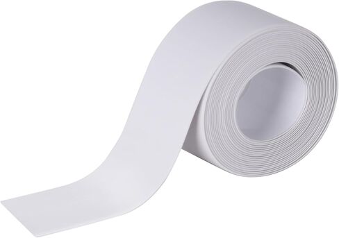 ZONE INDUSTRY CORP. 3 Roll 1.5''x10.5FT PVC Self Adhesive Caulk Tape, Waterproof White Caulking Sealing Strip for Kitchen, Countertop, Sink, Bathroom, Toilet Base, Shower, and Bathtub Floor Wall in Saudi Arabia