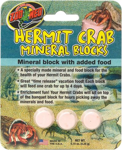 Zoo Med-Aquatrol ZM00962 Hermit Crab Mineral Blocks44؛ 0.04 رطل. in Saudi Arabia