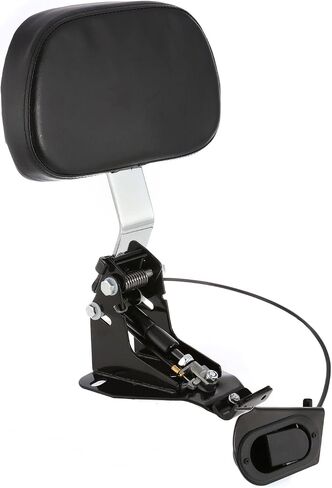 مسند ظهر للسائق قابل للتعديل من INNOGLOW مع مجموعة تثبيت سوداء لدراجة Harley Touring Electra Glide Road Glide Road King Street Glide CVO 2009-2020 in Kuwait