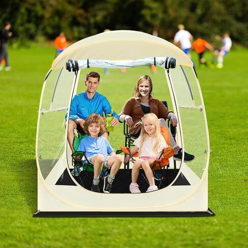 VELIAR1913 Pop-Up Bubble Tent- Featuring a Removable Top Cover, 3 Ventilation Ports, and a Removable Floor -Outdoor Sport Tent for 1-6 People in Saudi Arabia