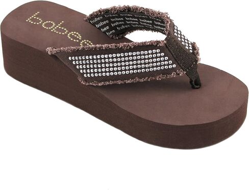 Women's Fashion Platform Wedge Thong Flip Flops Sandals in Saudi Arabia
