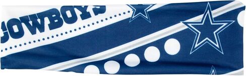 عصابة رأس مطاطية من Littlearth للكبار من الجنسين NFL Dallas Cowboys، لون الفريق، مقاس واحد، (300413-COWB-1) in Saudi Arabia