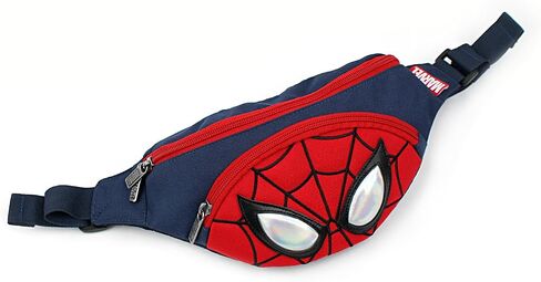 Spiderman Face Fanny Pack for Kids, Teens, and Adults - Convenient HipSack Waist Bag with Phone Pocket and Adjustable Strap in Saudi Arabia