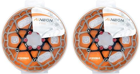ASHIMA AiNeon ARO-10 Lightest Disc Brake Rotor 160mm 78.5g , Black, AS2375-Z in Saudi Arabia