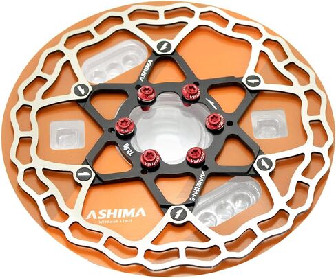 ASHIMA AiNeon ARO-10 Lightest Disc Brake Rotor 160mm 78.5g , Black, AS2375-Z in Saudi Arabia