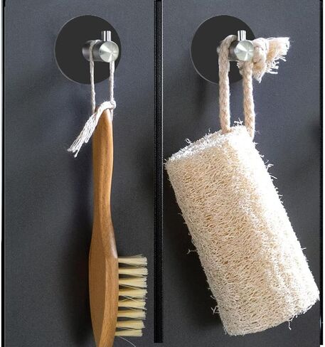 خطافات مغناطيسية من qinwuwu على شكل حرف L من الفولاذ المقاوم للصدأ للثلاجة والشواء والشواء والخطافات المغناطيسية لتعليق المناشف ومعطف المفاتيح في الأماكن المغلقة والخارجية 2 حزم in Kuwait