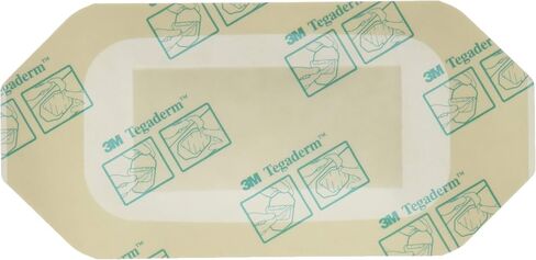 3M Tegaderm Pad Film Dressing with Non-Adherent Pad, 2-3/8" x 4", Box of 50 in Saudi Arabia