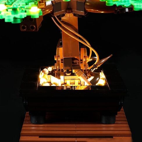طقم إضاءة LED Kyglaring لمجموعة شجرة Lego Bonsai - مجموعة أضواء لمجموعة نماذج البناء 10281 - مجموعة Not Lego (الإصدار الكلاسيكي) in Kuwait