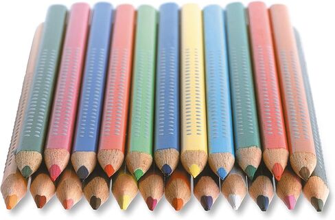 Faber - Castell Jumbo Grip Colour Pencils Tin in Saudi Arabia