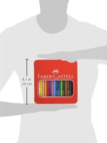 Faber - Castell Jumbo Grip Colour Pencils Tin in Saudi Arabia