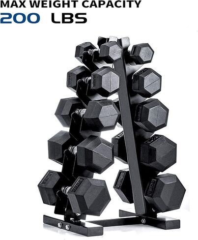 MENCIRO A-Frame Dumbbell Rack Stand Only, Metal Weight Storage Rack for Dumbbells, Weight Holder Rack for Home Gym in Saudi Arabia