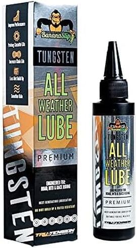 مزلق سلسلة الدراجة من Tru-Tension Bananaslip Tungsten مناسب لجميع الأحوال الجوية - 50 مل، مثالي لدراجة الرحلات - دراجة الطريق - الدراجات الجبلية in Kuwait