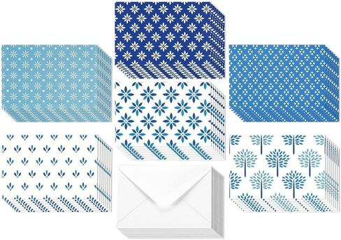 48 Pack Blank Nautical Greeting Cards and Envelopes, Boat Anchor Lighthouse (4x6 In) in Saudi Arabia