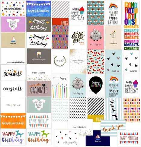 48 Pack Blank Nautical Greeting Cards and Envelopes, Boat Anchor Lighthouse (4x6 In) in Saudi Arabia