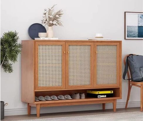 Cane Webbing Roll, Rattan Webbing for Caning Projects, Natural Woven Open Mesh Cane for DIY Furniture, Chair, Cabinet, Ceiling and Door 18''Width x 3.3FT in Saudi Arabia