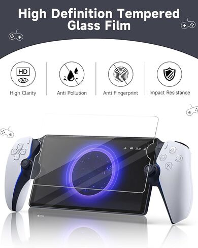 حقيبة حمل Honghao لجهاز PlayStation 5 Portal Remote Player مع واقي شاشة، حقيبة حماية شديدة التحمل مقاومة للماء لملحقات PS5 (رمادي) in Kuwait