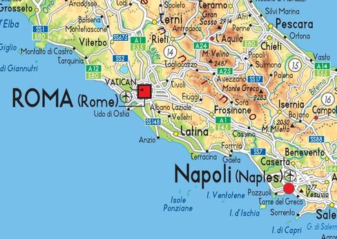 Italy Physical Poster Map - 16.5 x 23.3 inches - Paper Laminated in Saudi Arabia