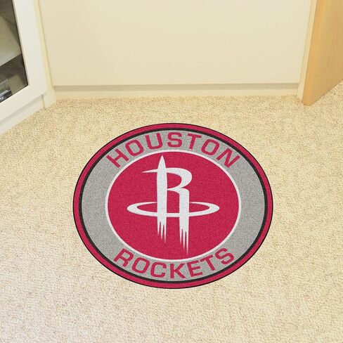 FANMATS 18836 Houston Rockets Roundel Rug - 27in. Diameter in Saudi Arabia