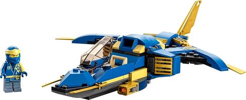 LEGO NINJAGO Jay’s Lightning Jet EVO 71784, Upgradable Toy Plane, Ninja Airplane Building Set, Collectible Birthday Gift Idea for Grandchildren, Kids, Boys and Girls Ages 7 and Up in Saudi Arabia